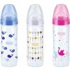 NUK NEW CLASSIC láhev LOVE PP 250ml,SI,V2,M růžová