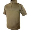 Army a lovecké tričko a košile Košile Condor Outdoor taktická Combat krátký rukáv tan