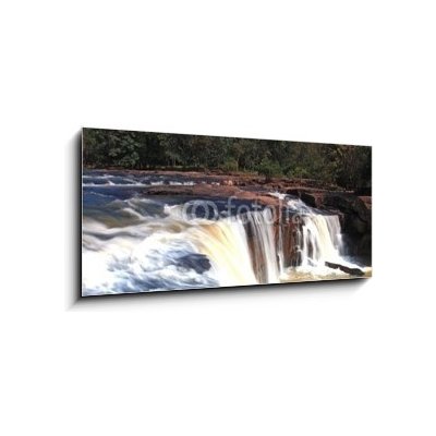 Obraz 1D panorama - 120 x 50 cm - waterfall Tadtone in climate forest of Thailand vodopád Tadtone v klimatu lesa Thajska – Sleviste.cz