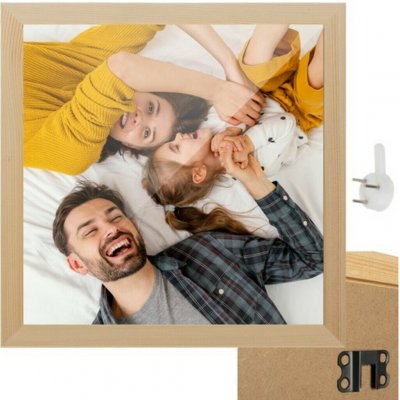 Malatec Dřevěný fotorámeček 28,5 x 28,5cm – Zboží Živě