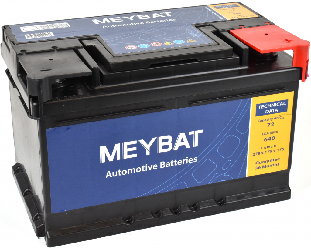 Meybat Standard 12V 72Ah 640A od 2 329 Kč - Heureka.cz