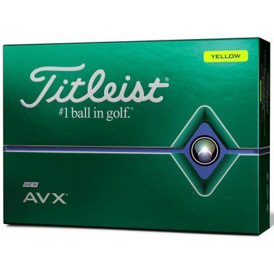 Titleist AVX 22 žluté 3 ks