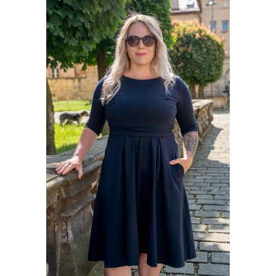 Jsem máma kojicí šaty Navy blue – Zboží Dáma