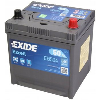 Exide Excell 12V 50Ah 360A EB504