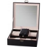 Verk 01456_CZ šperkovnice se zrcátkem černá – Zboží Dáma