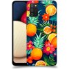 Pouzdro a kryt na mobilní telefon Samsung Pouzdro ACOVER Samsung Galaxy A02s A025G s motivem Summer Fruits