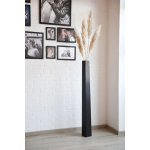 Váza OBELISK, sklolaminát, výška 120 cm, černá – Hledejceny.cz