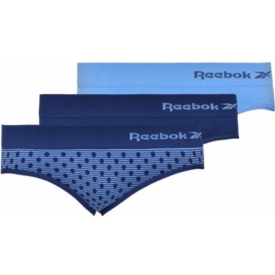 Reebok Womens Briefs (3 Pack - Batik Blue/Atomic Pink/Essential Blue)