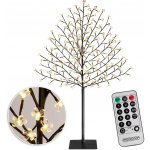 FurniGO Svítící strom třešeň -220 cm bílá teplá – Sleviste.cz
