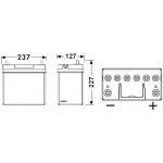 Exide Excell 12V 45Ah 300A EB456 – Hledejceny.cz