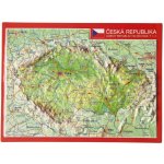 Georelief ČR - plastická pohlednice – Hledejceny.cz