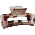 Obdélníkový skřipec na vlasy s matným povrchem Barva: černá – Sleviste.cz