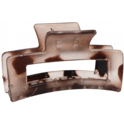 Obdélníkový skřipec na vlasy s matným povrchem Barva: černá – Sleviste.cz