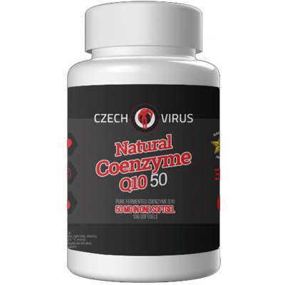 Czech Virus Natural Coenzyme Q10 50 100 kapslí – Hledejceny.cz