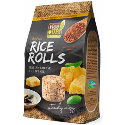 Rice Up Rýžové minichlebíčky špenát sýr a olivový olej 50 g – Zboží Mobilmania