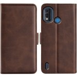 VSECHNONAMOBIL 55116 SIDE Peněženkové pouzdro pro Nokia G11 Plus tmavě hnědé – Zboží Živě