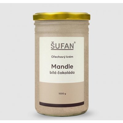 Šufan Mandlový krém s bílou čokoládou 1 kg – Zboží Dáma