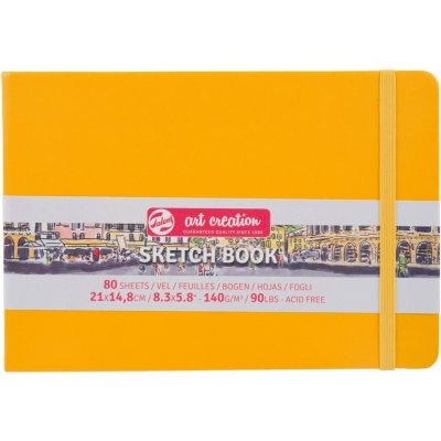 Talens Art Creation Sketchbook v pevné vazbě Yellow 21 x 14,8 – Zboží Dáma