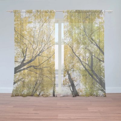 Sablio Záclony Koruny stromů: 2ks 150x250cm – Hledejceny.cz