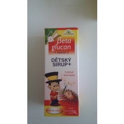 Natures Beta glucan Dětský sirup s příchutí lesní jahody 100 ml