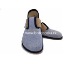 Dětské bačkory a domácí obuv Pegres barefoot papuče BF01 modré