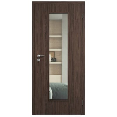 Sapeli Elegant Komfort M55 otočné ořech 90 x 197 cm Čiré sklo – Hledejceny.cz