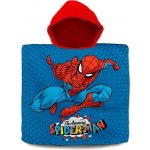 EUROSWAN Pončo Spiderman s kapucí bavlna 60 x 120 cm – Hledejceny.cz