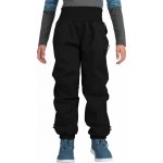 Unuo dětské softshellové oteplovačky s fleecem Plus černá – Zboží Mobilmania