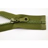 Zip Dělitelný kostěný zip - délka (30 - 95 cm) - různé barvy 40 cm Khaki