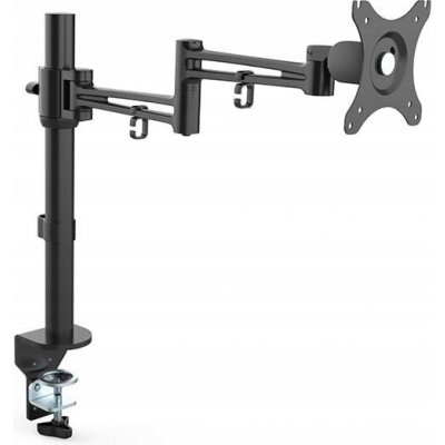 Polohovatelný držák pro monitor, 10KG, svorka, 17"-30", otočný, černý – Hledejceny.cz