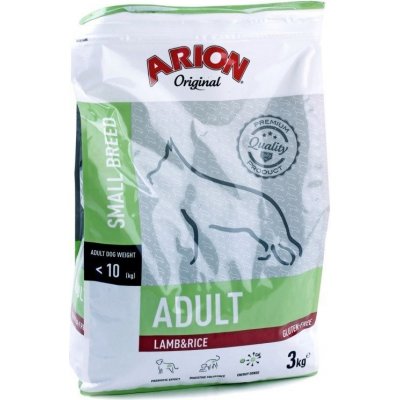 Arion Dog Original Adult Small Lamb Rice 3 kg – Zboží Mobilmania