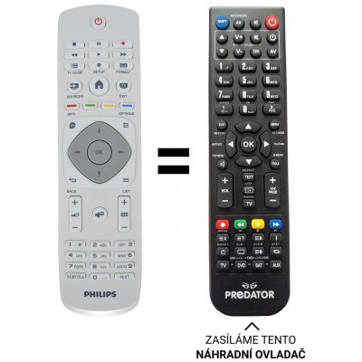 Dálkový ovladač Predátor Philips 24PFS5535 – Zboží Mobilmania