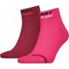 Tommy Hilfiger Jeans 2Pack Socks 701218956011 Pink/Burgundy
