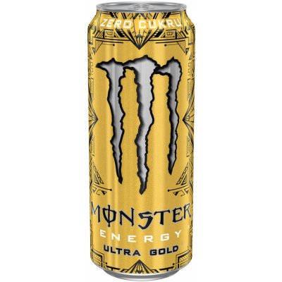 Monster Energy Drink Ultra Gold Zero 500 ml – Zbozi.Blesk.cz
