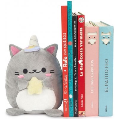 Sunnywell Zarážka na knihy, Kawaii Starry, šedá, polyester, 15x12x12cm – Hledejceny.cz