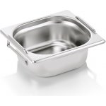 Gastronádoba GN 1/6 nerezová s uchy 150 mm - 17,6 x 16,2 cm - 2,4 l – Sleviste.cz