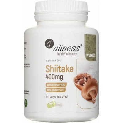 Aliness Shiitake 400 mg 90 rostlinných kapslí – Hledejceny.cz