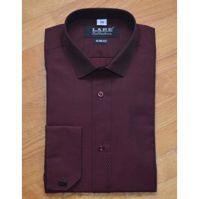 Lare Collection Pánská košile LARE slim Fit T204 na manžetový knoflík