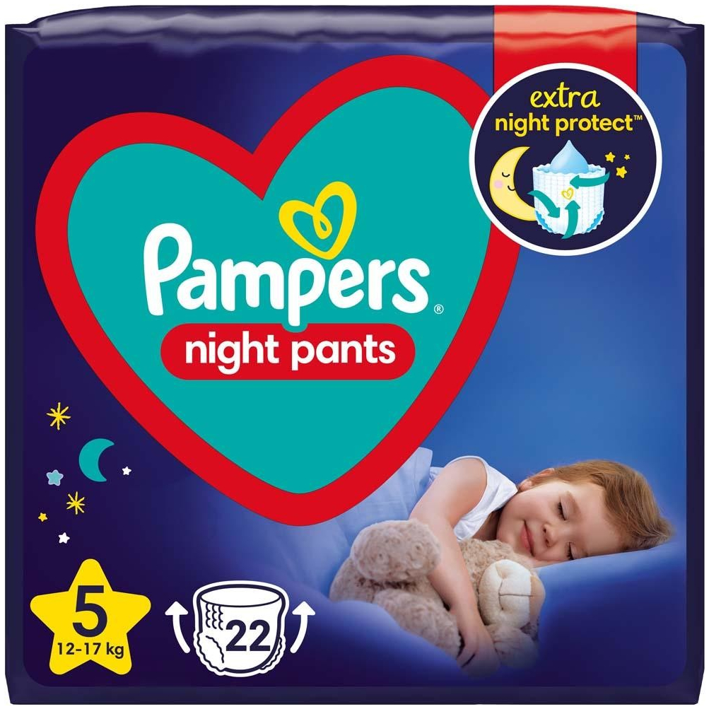 Pampers Night Pants 5 22 ks od 249 Kč - Heureka.cz