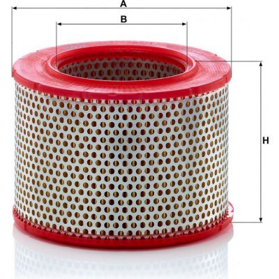 MANN-FILTER Vzduchový filtr MANN C1555/6 (MF C1555/6) – Hledejceny.cz