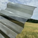 Palram Trapéz polykarbonátová deska 2,5 m 2500 x 1060 x 0,8 mm antracit 1 ks