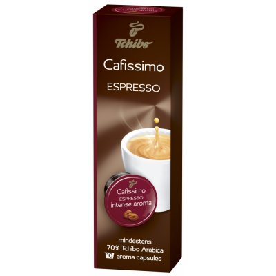 Tchibo Cafissimo Espresso Intense Aroma pražená mletá káva 10 ks – Zboží Dáma