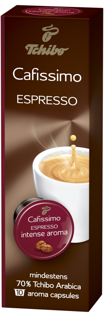 Tchibo Cafissimo Espresso Intense Aroma Pražená Mletá Káva 10 Ks Od 69 Kč Heurekacz