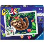 RAVENSBURGER CreArt Malování podle čísel Sladcí lenochodi – Zboží Dáma