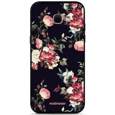 Pouzdro Mobiwear Glossy Samsung Galaxy A5 2017 - G040G - Růže na černé