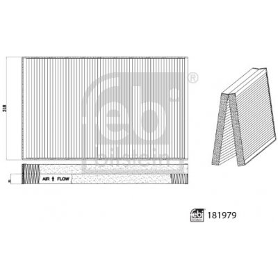 FEBI BILSTEIN Filtr, vzduch v interiéru 181979 – Hledejceny.cz