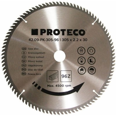 PROTECO 42.09-PK305-96 kotouč pilový SK 305 x 3.2 x 30 96 zubů – Zbozi.Blesk.cz