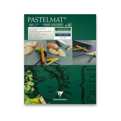 Clairefontaine blok pro suchý pastel Pastelmat N°6 odstín brown 360g m2 12ks 30x40cm – Sleviste.cz