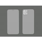 Ochranná folie JEM PPF Pre-Cut PPF na Iphone 12 Displej Satin matná fólie zadní strana carbon lesk – Zboží Živě