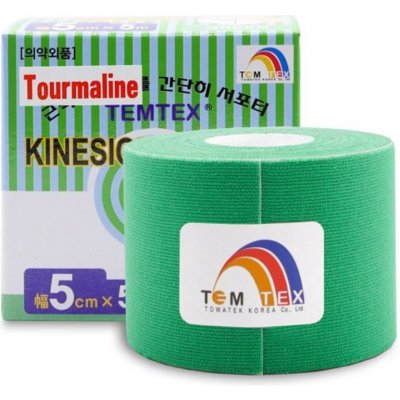 Temtex kinesio tape Tourmaline zelená 5 cm x 5 m – Zboží Dáma